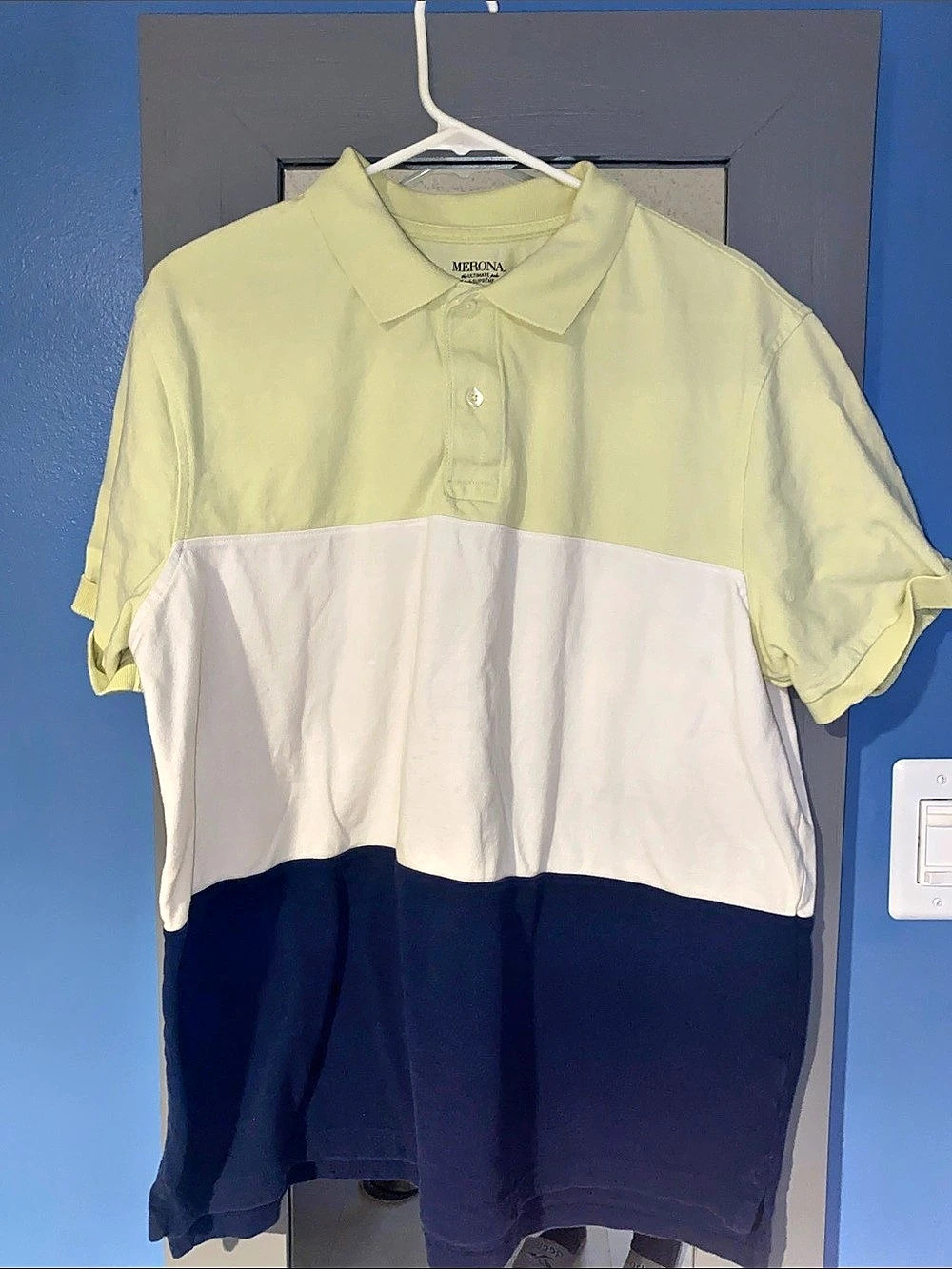 Men's Merona XL Classic Fit Collared Polo
